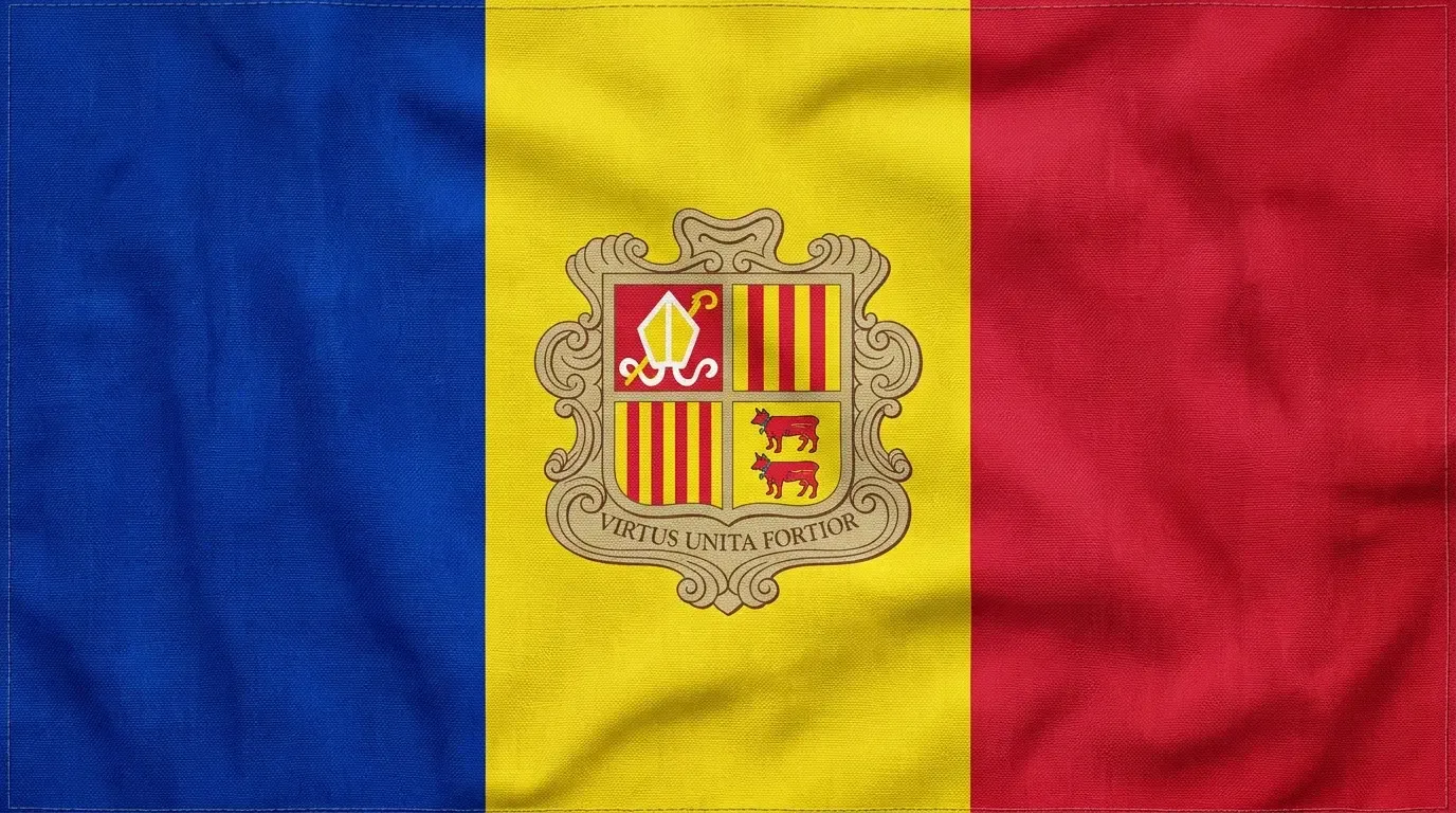 Current flag of Andorra
