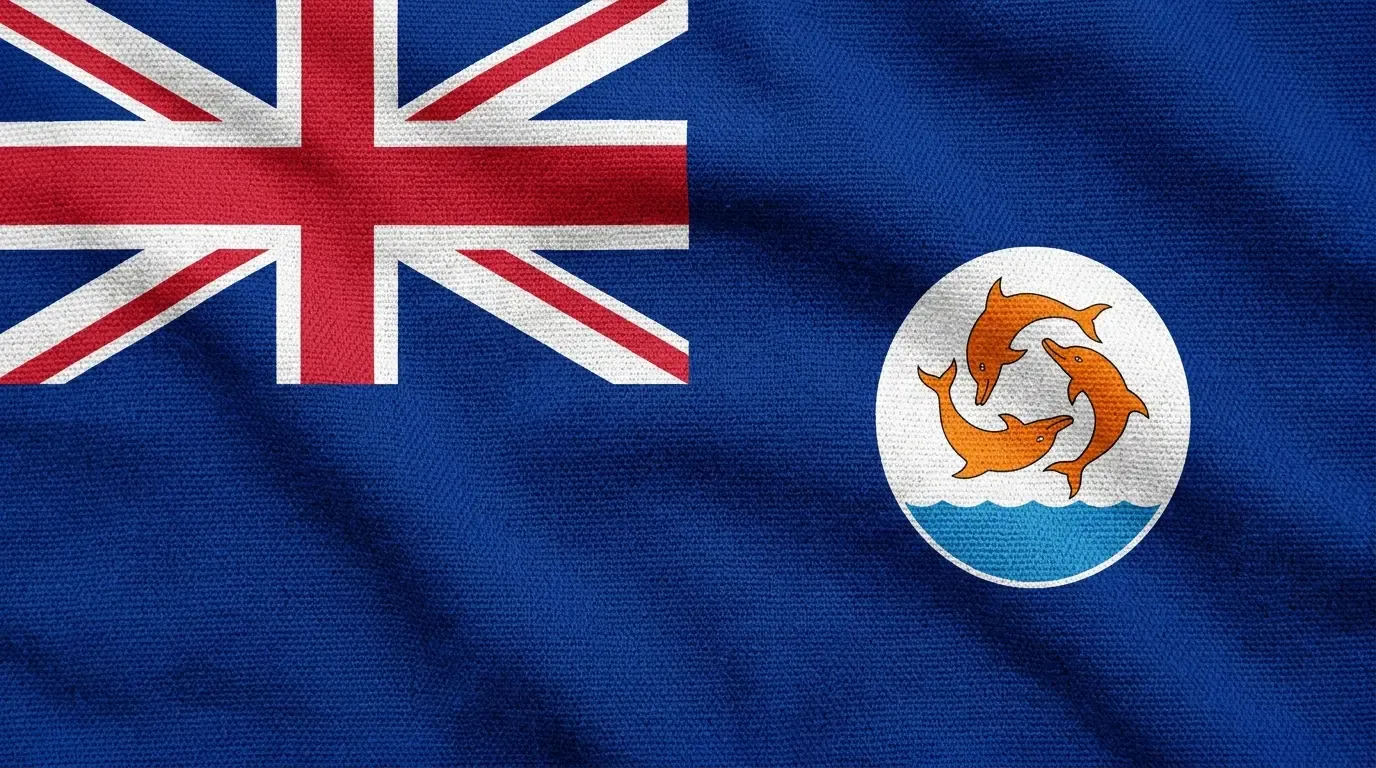 Drapeau actuel de Anguilla
