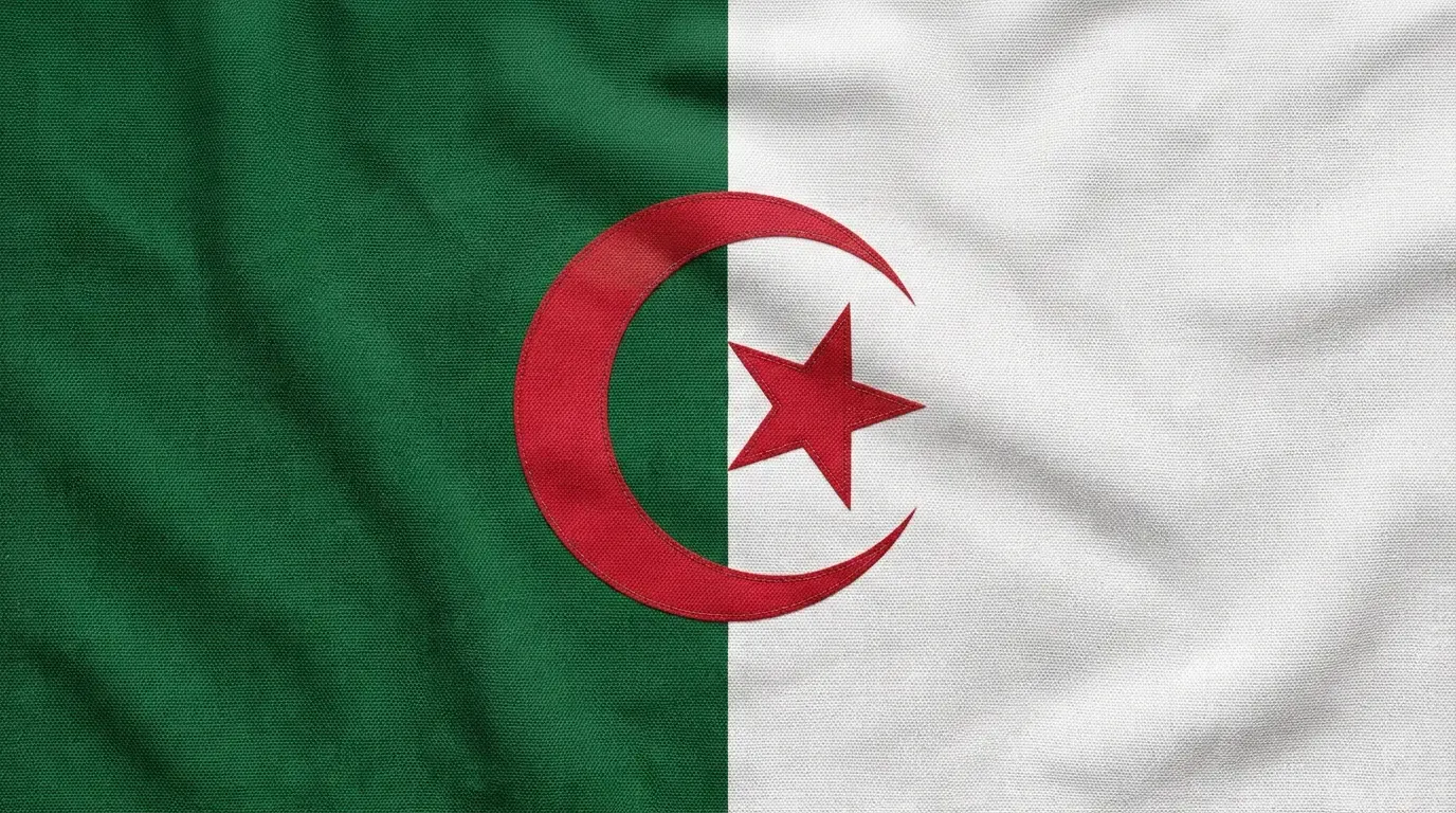 Drapeau actuel de Algérie