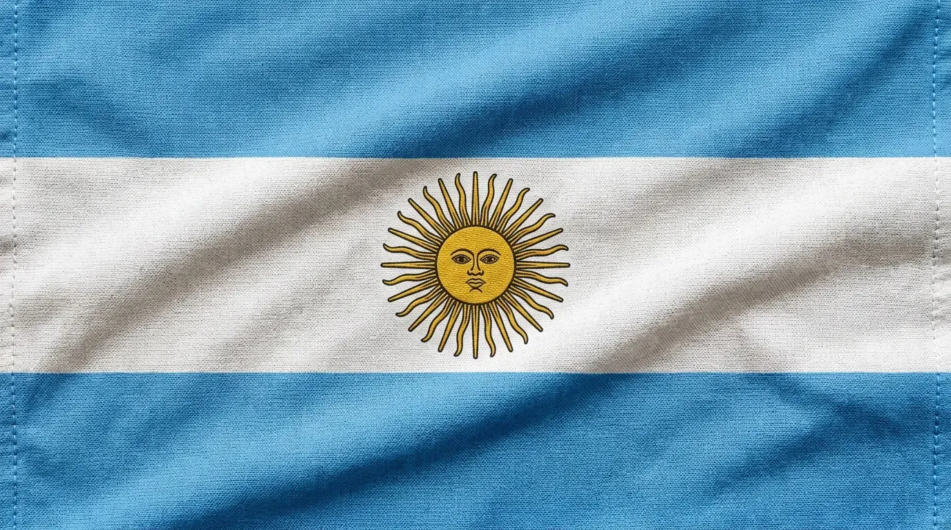 Drapeau actuel de Argentine