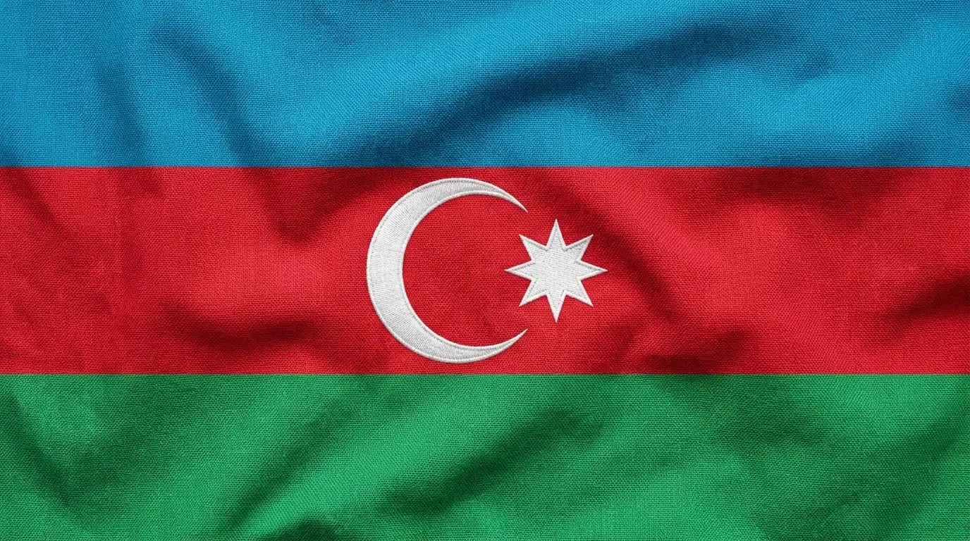 Current flag of Azerbaijan