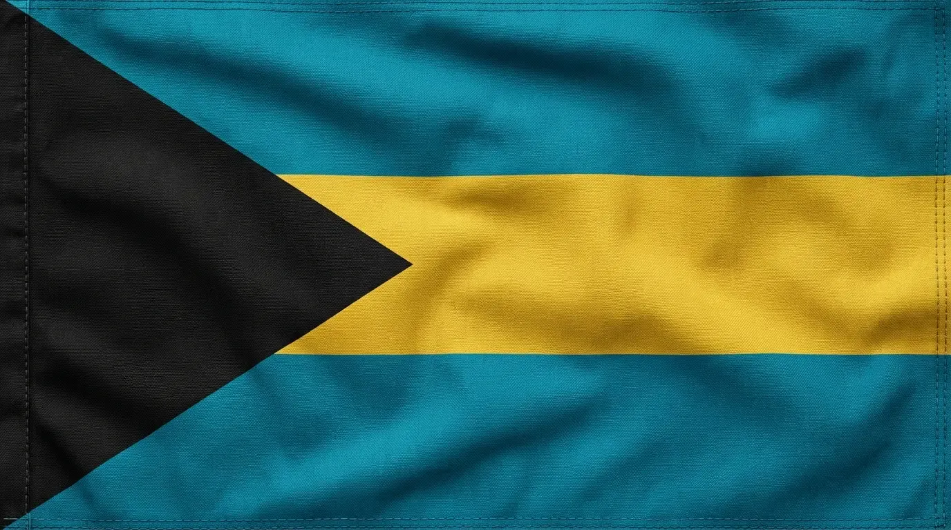 Bandera actual de Bahamas