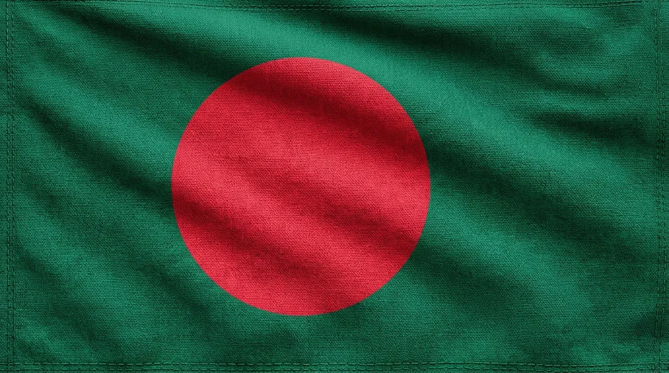 Current flag of Bangladesh