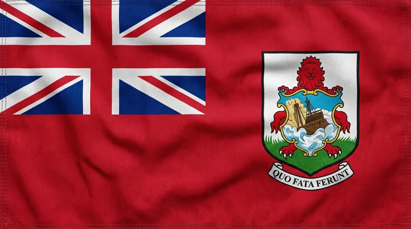 Current flag of Bermuda