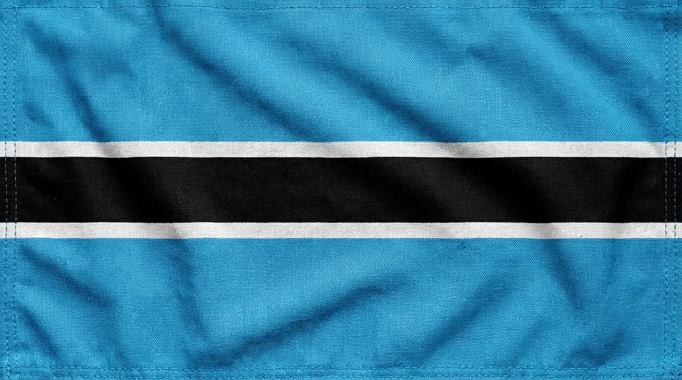 Current flag of Botswana
