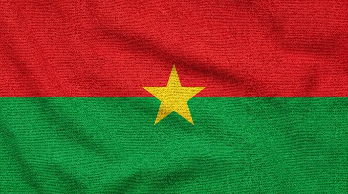 Current flag of Burkina Faso