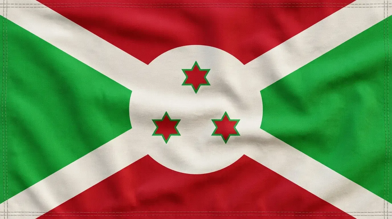 Current flag of Burundi