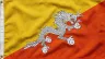 Current flag of Bhutan