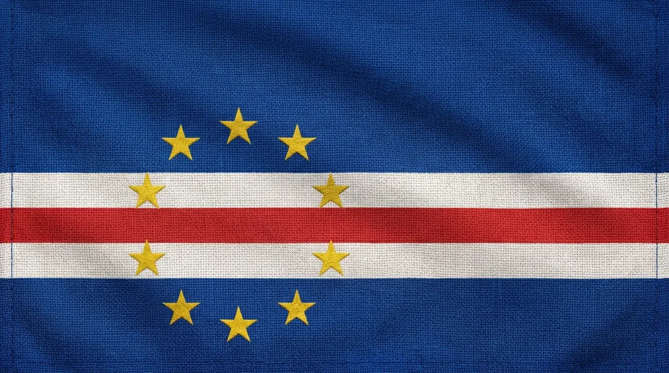 Drapeau actuel de Cap-Vert