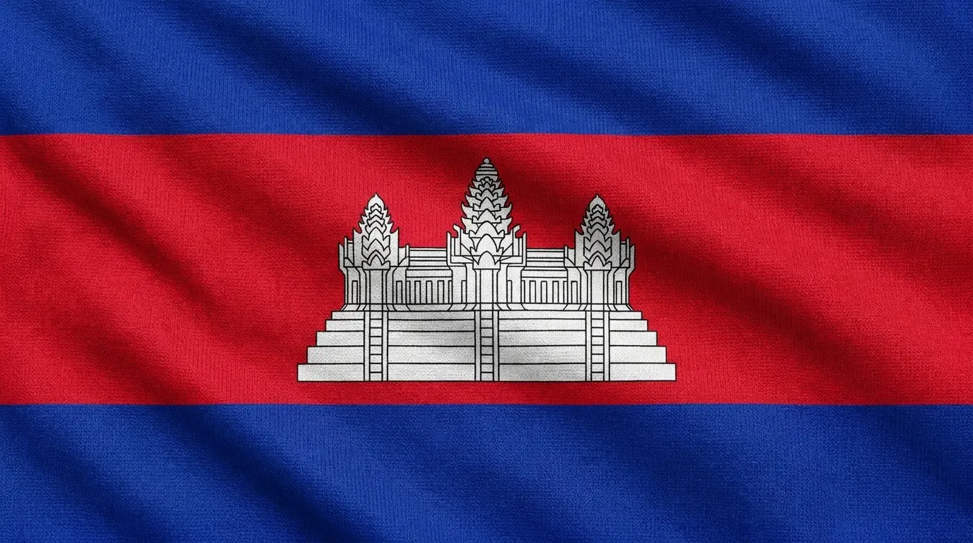 Current flag of Cambodia