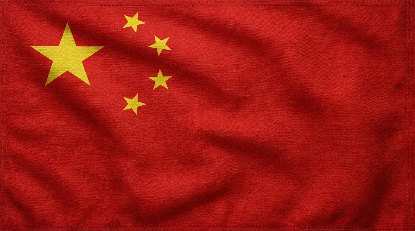 Drapeau actuel de Chine