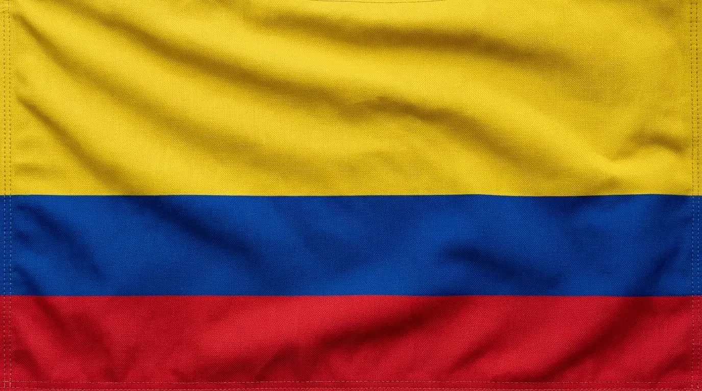 Drapeau actuel de Colombie