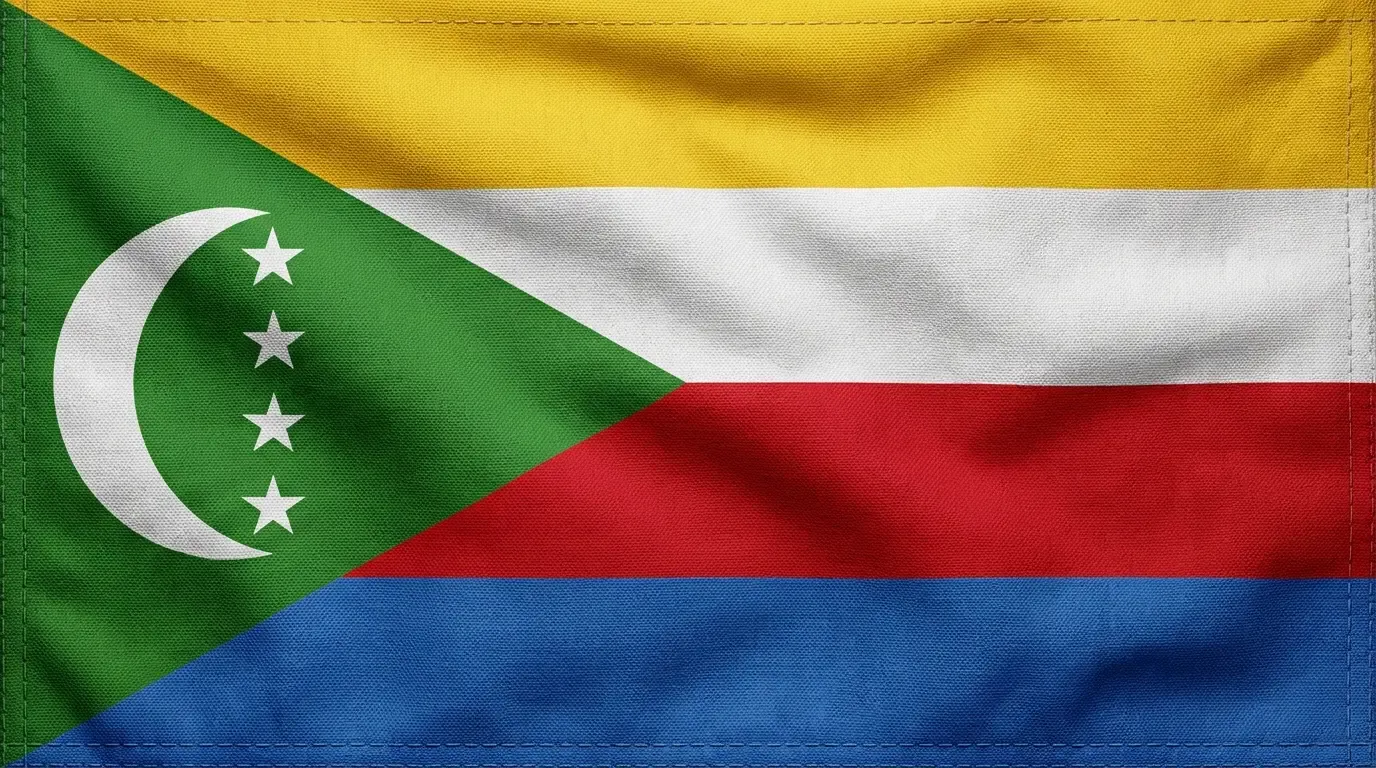 Current flag of Comoros