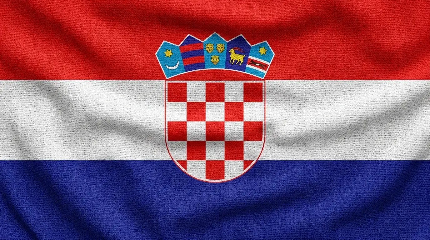 Current flag of Croatia