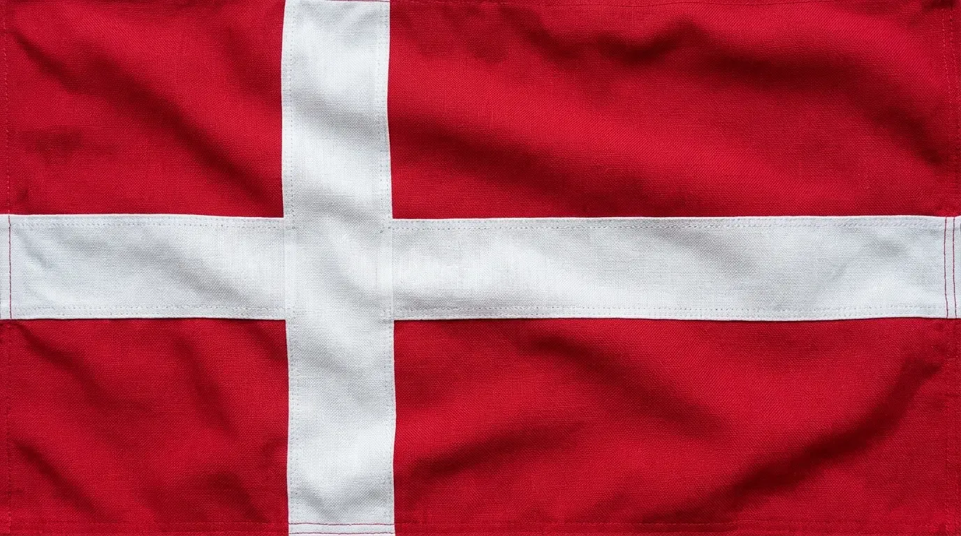Drapeau actuel de Danemark