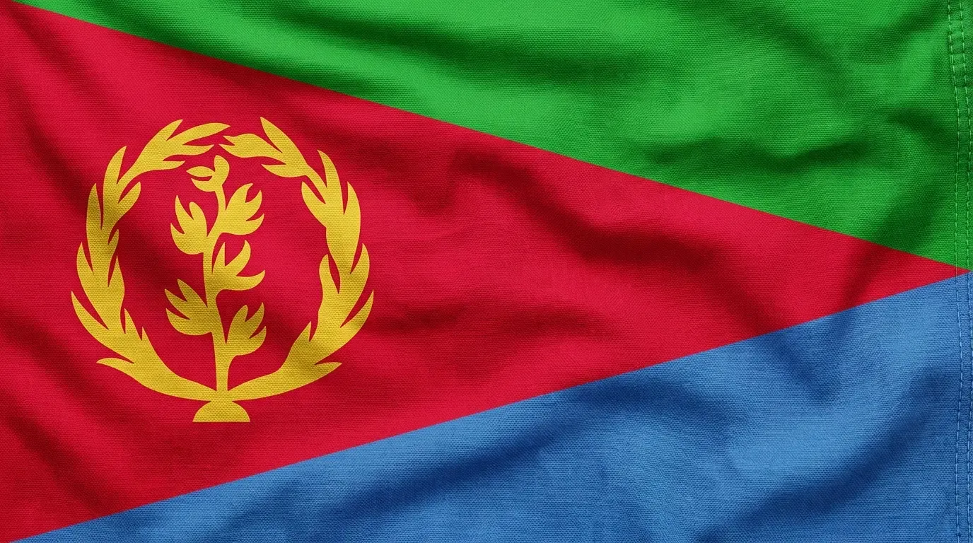 Drapeau actuel de Érythrée
