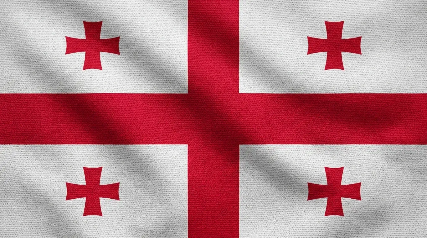 Current flag of Georgia