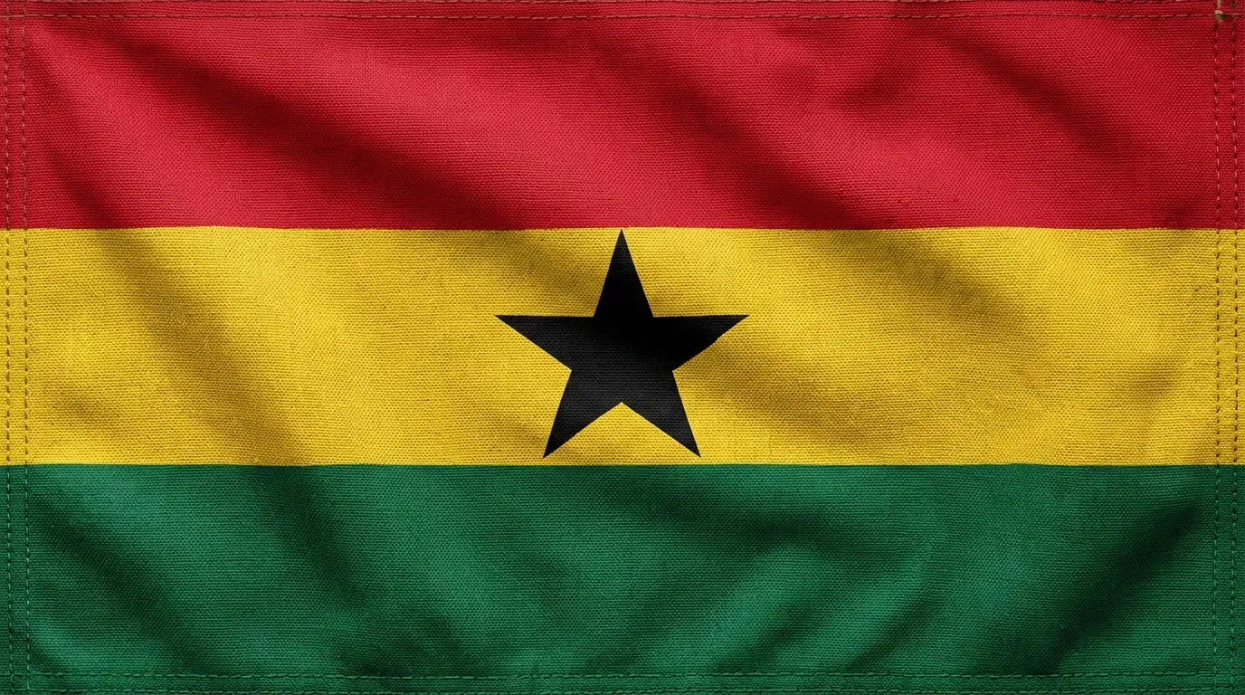 Current flag of Ghana