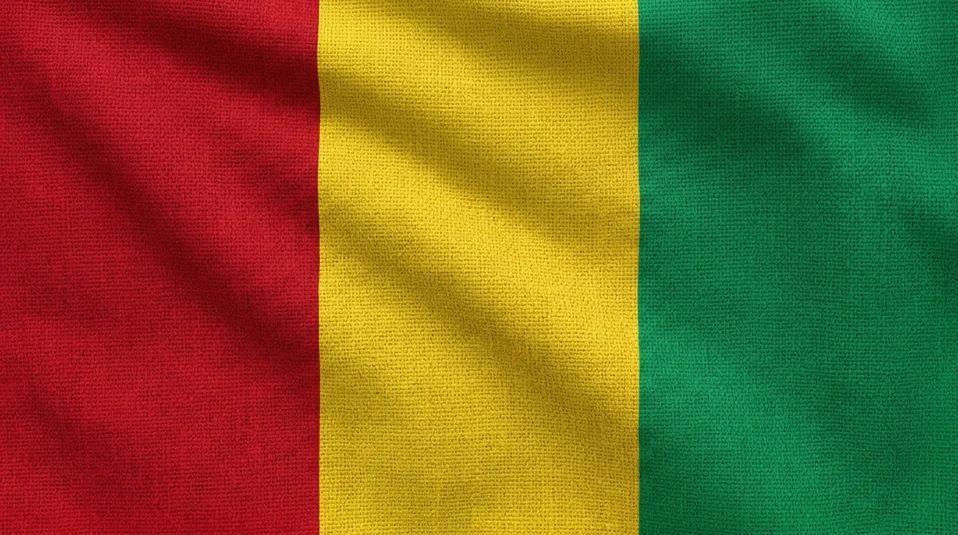 Current flag of Guinea