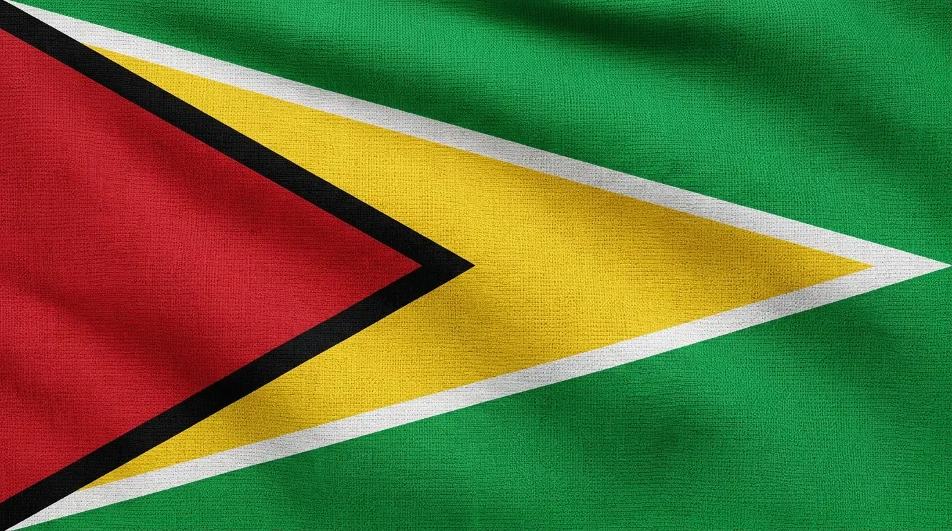 Drapeau actuel de Guyana