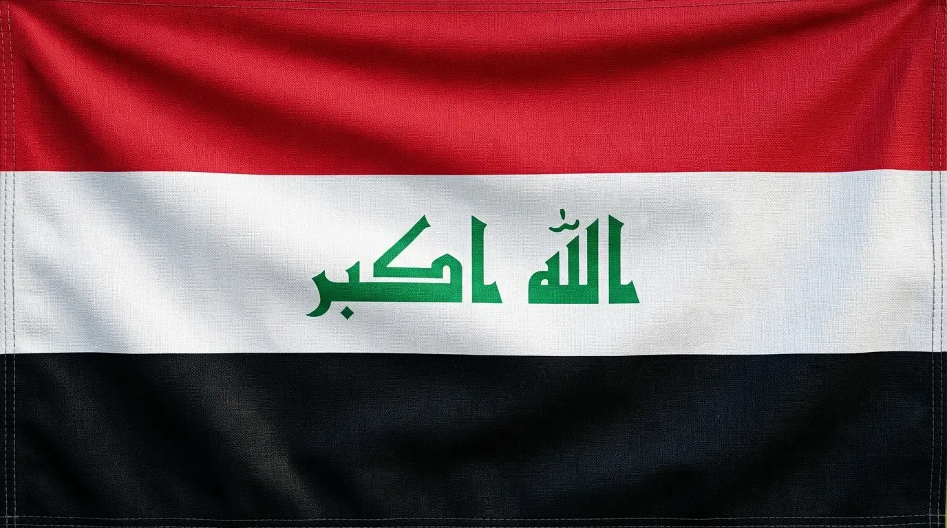 Drapeau actuel de Irak