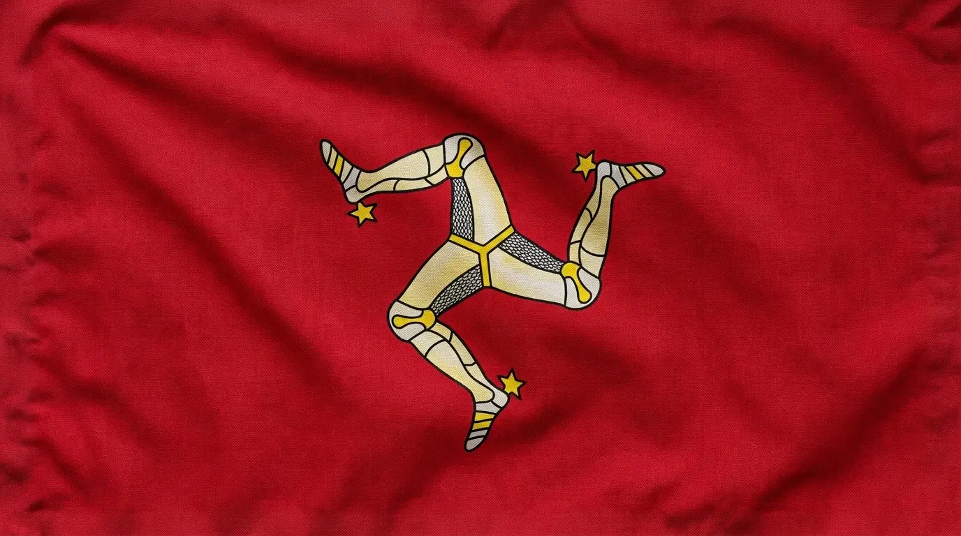 Current flag of Isle of Man