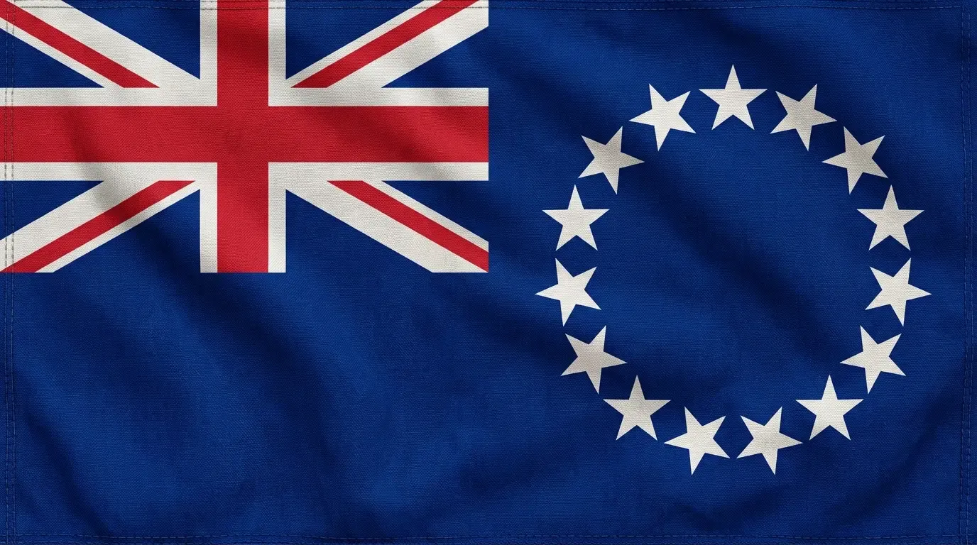 Drapeau actuel de Îles Cook