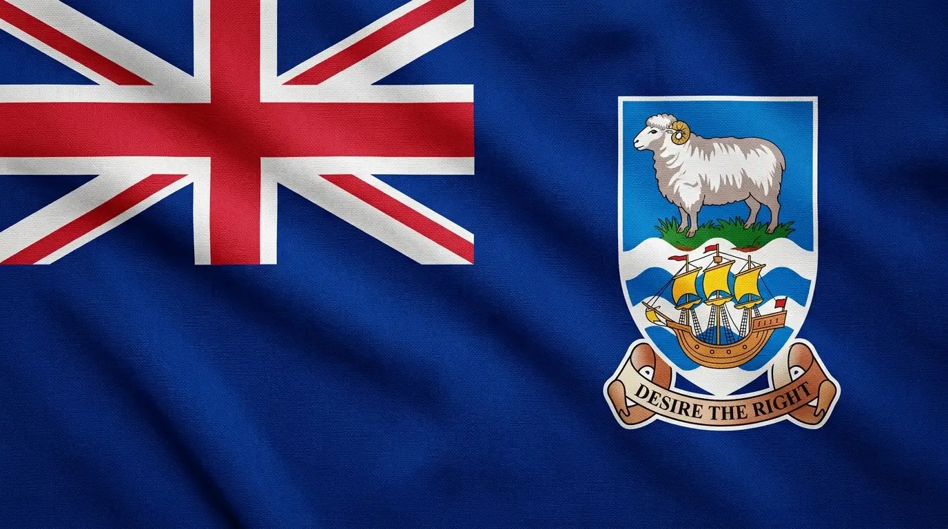 Drapeau actuel de Îles Malouines