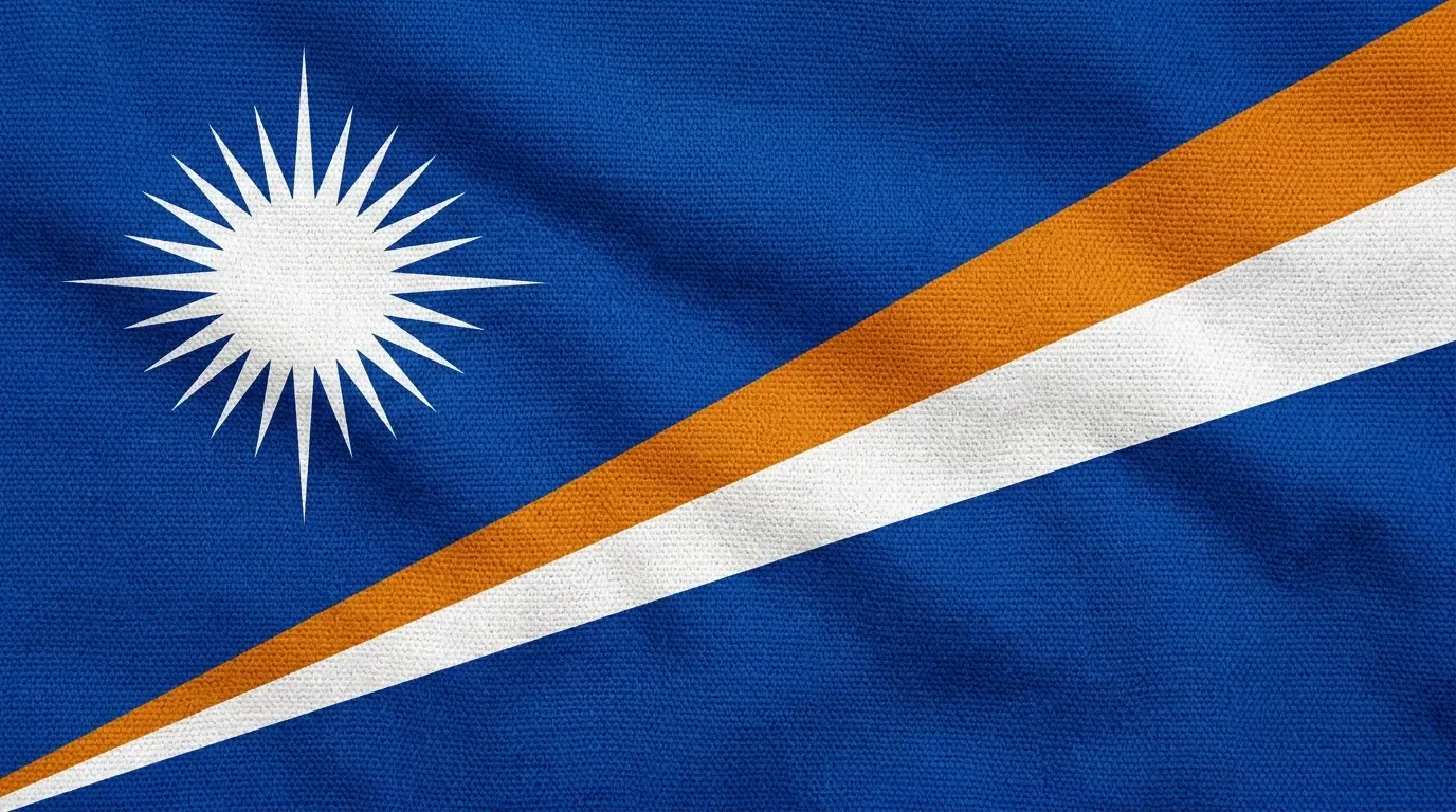 Drapeau actuel de Îles Marshall