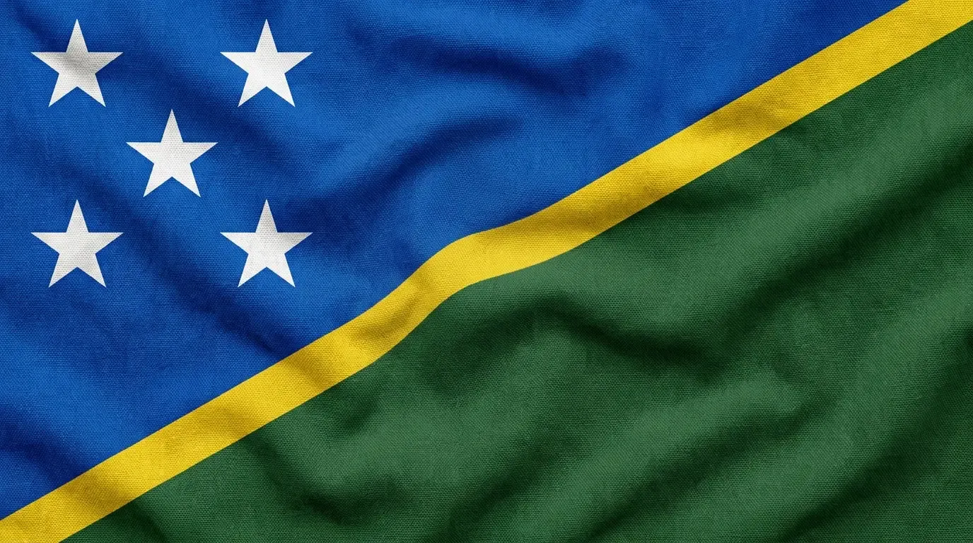 Current flag of Solomon Islands