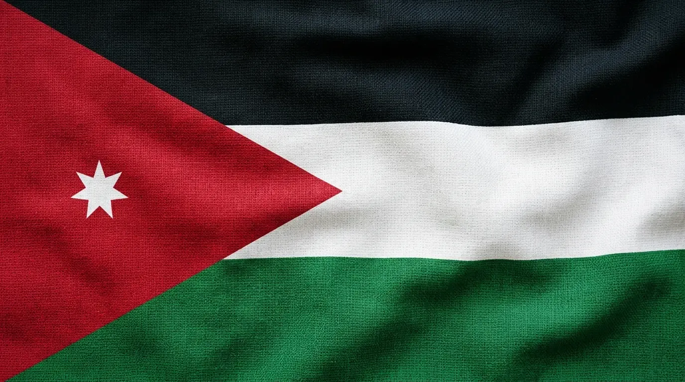 Current flag of Jordan
