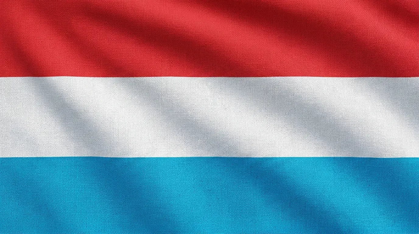 Current flag of Luxembourg