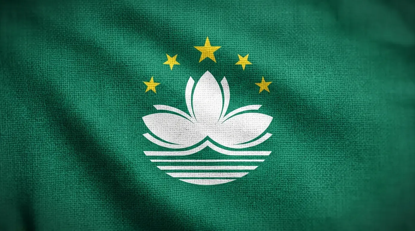 Drapeau actuel de Macao