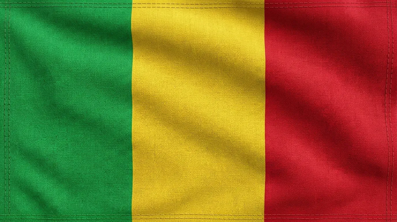 Drapeau actuel de Mali