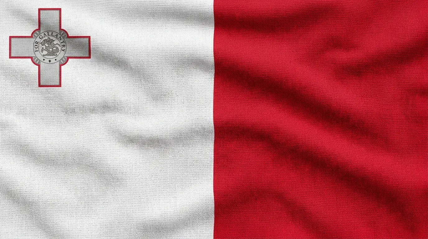 Drapeau actuel de Malte