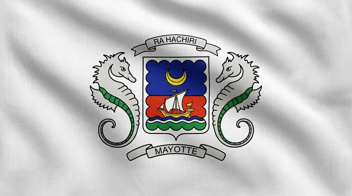 Drapeau actuel de Mayotte
