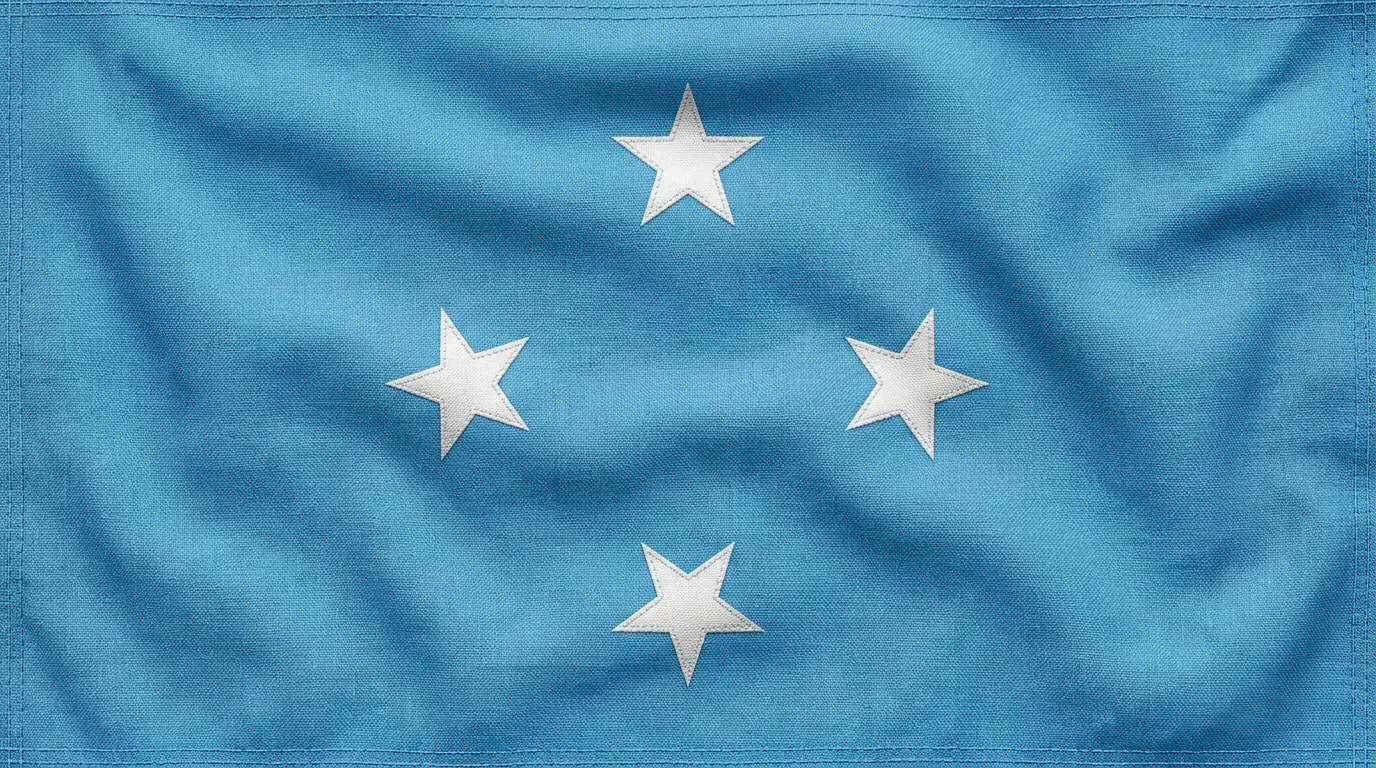 Drapeau actuel de Micronésie