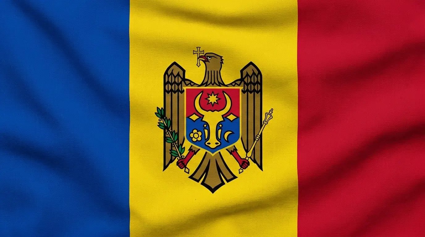 Current flag of Moldova
