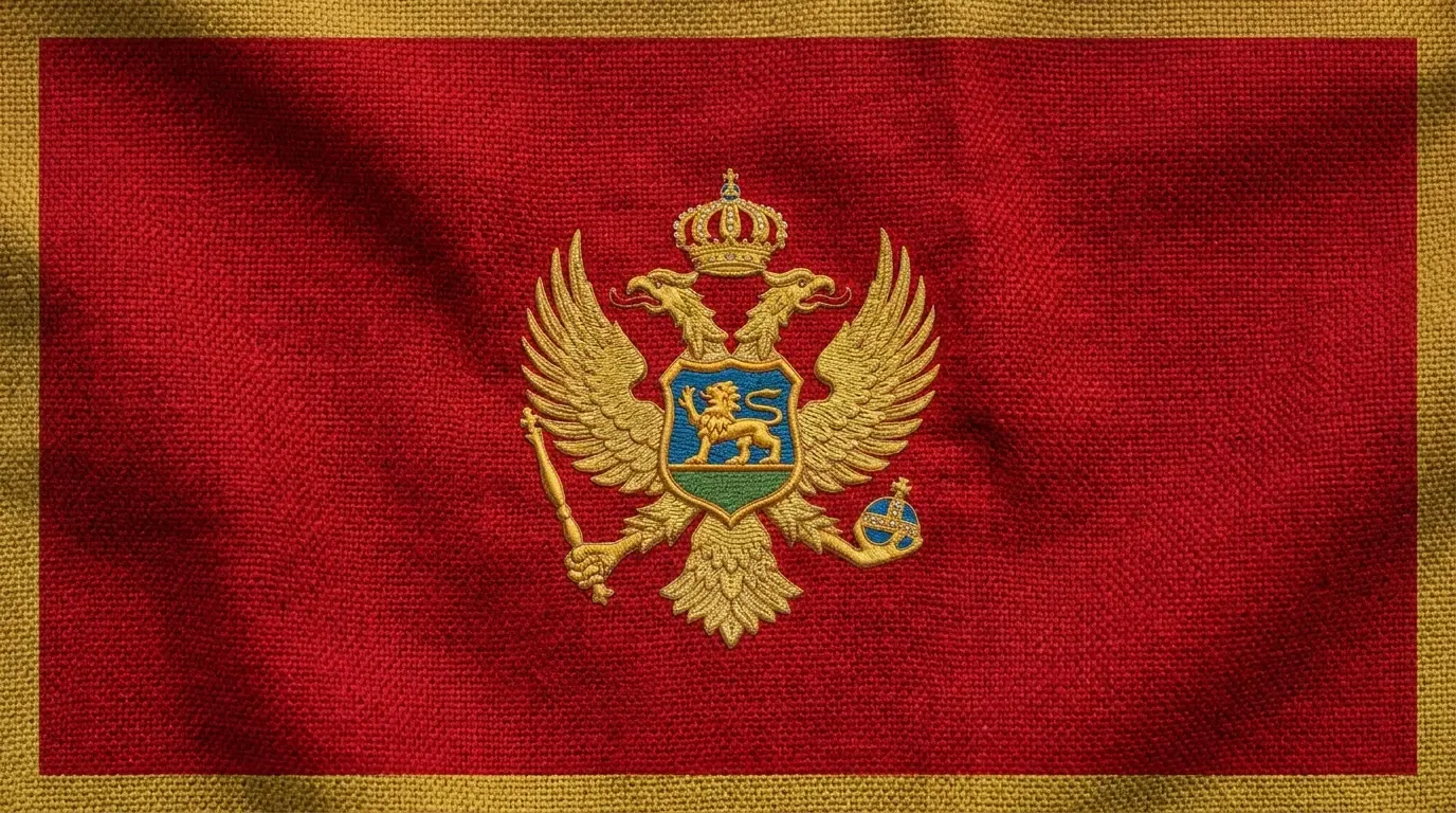 Current flag of Montenegro