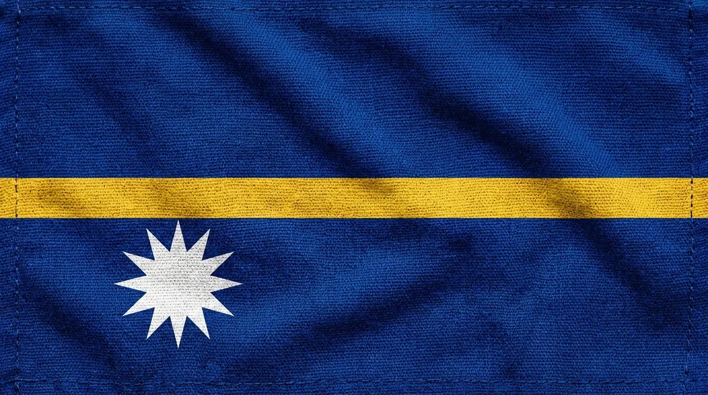 Drapeau actuel de Nauru