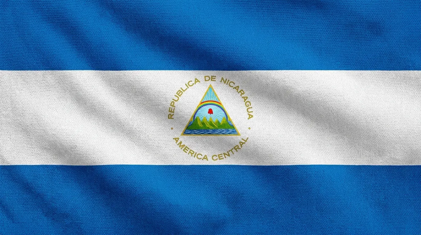 Drapeau actuel de Nicaragua