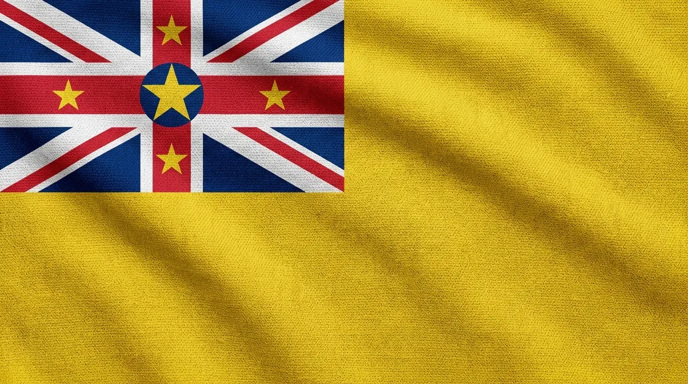 Drapeau actuel de Niue