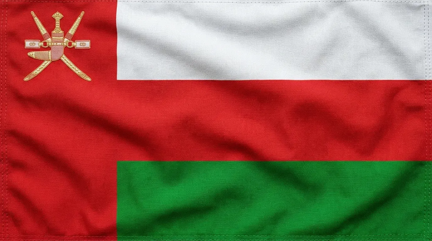 Current flag of Oman