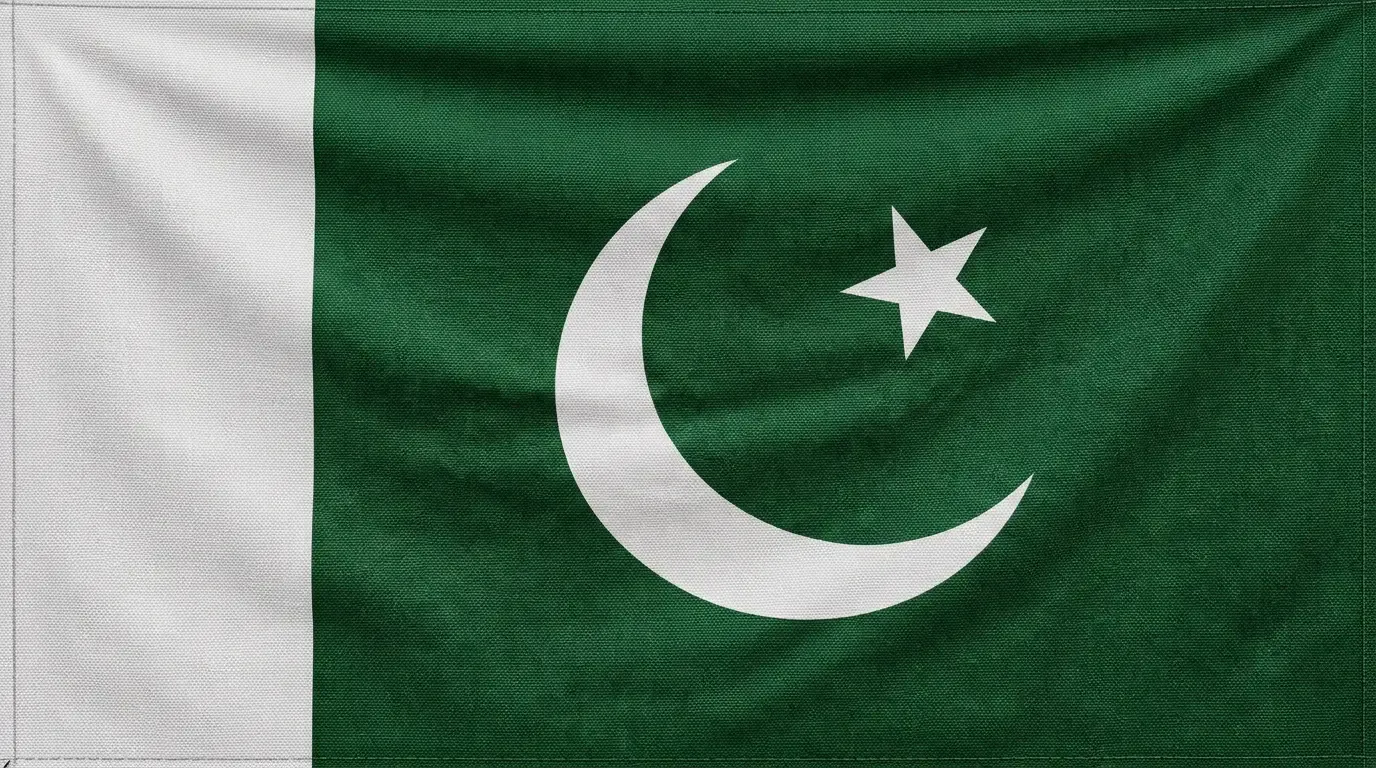 Drapeau actuel de Pakistan