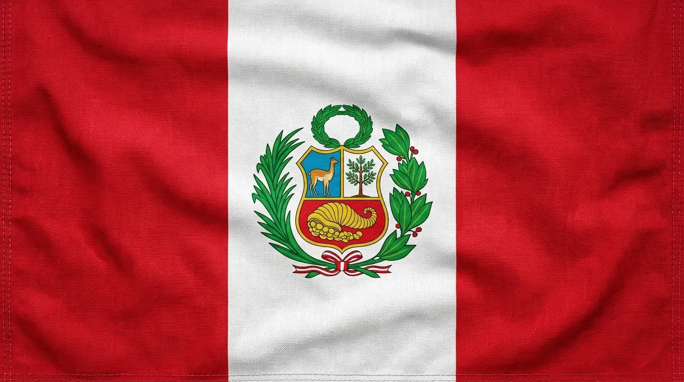 Drapeau actuel de Pérou