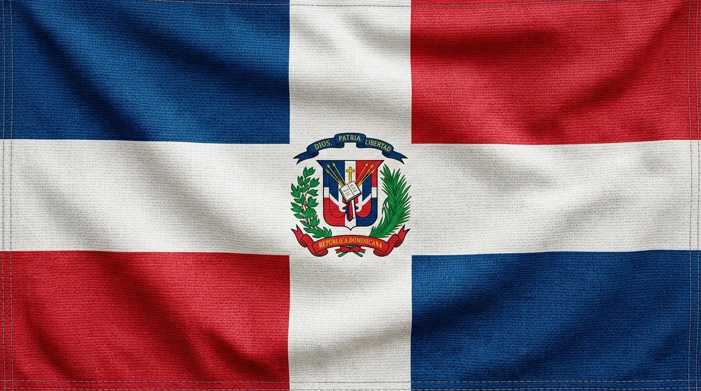 Current flag of Dominican Republic