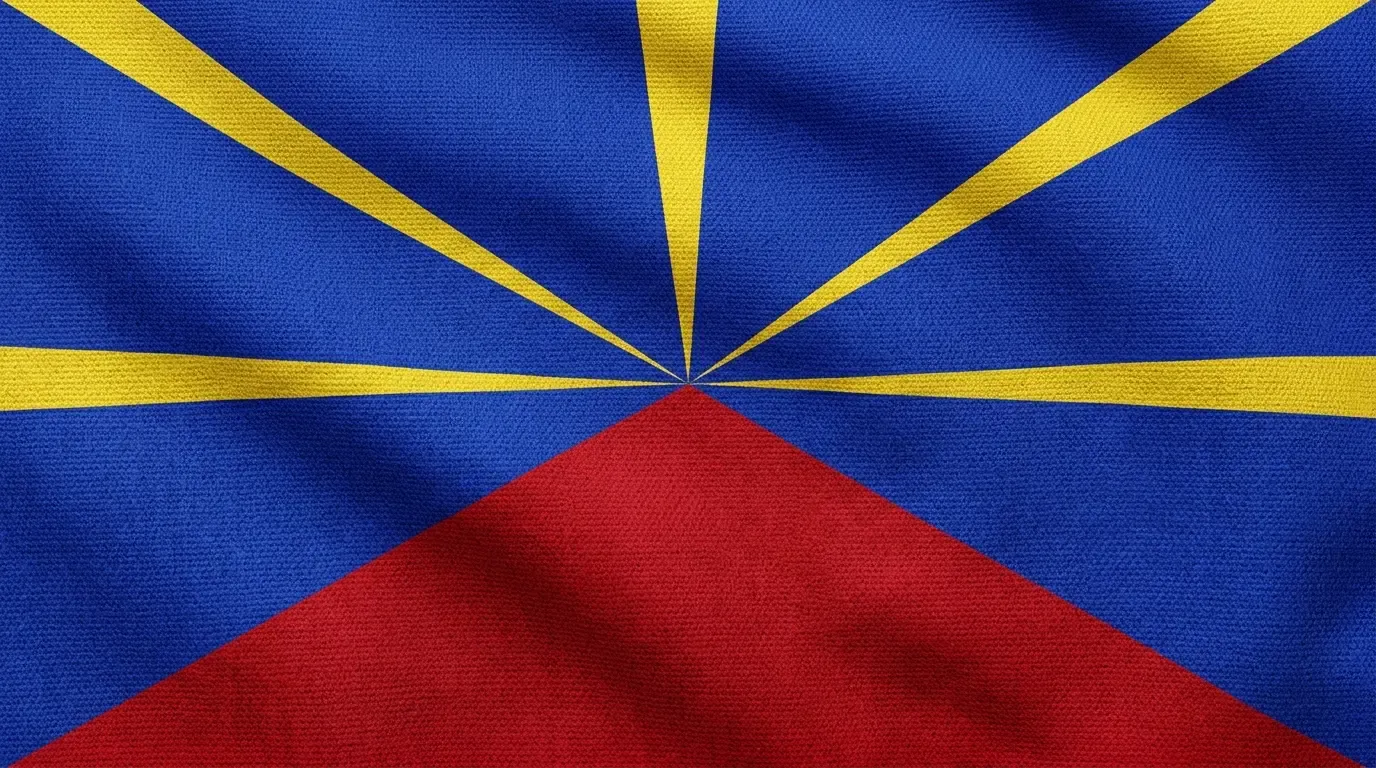 Drapeau actuel de Réunion