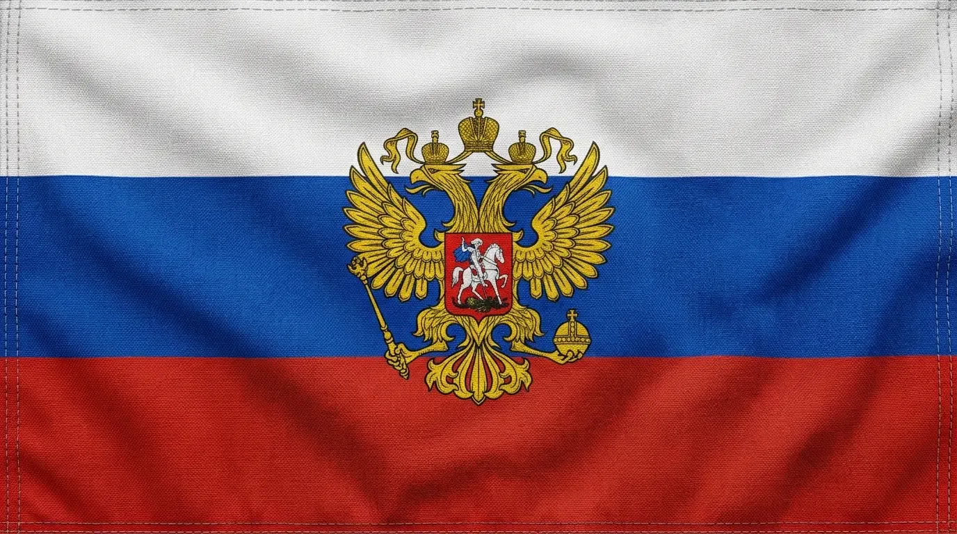 Drapeau actuel de Russie