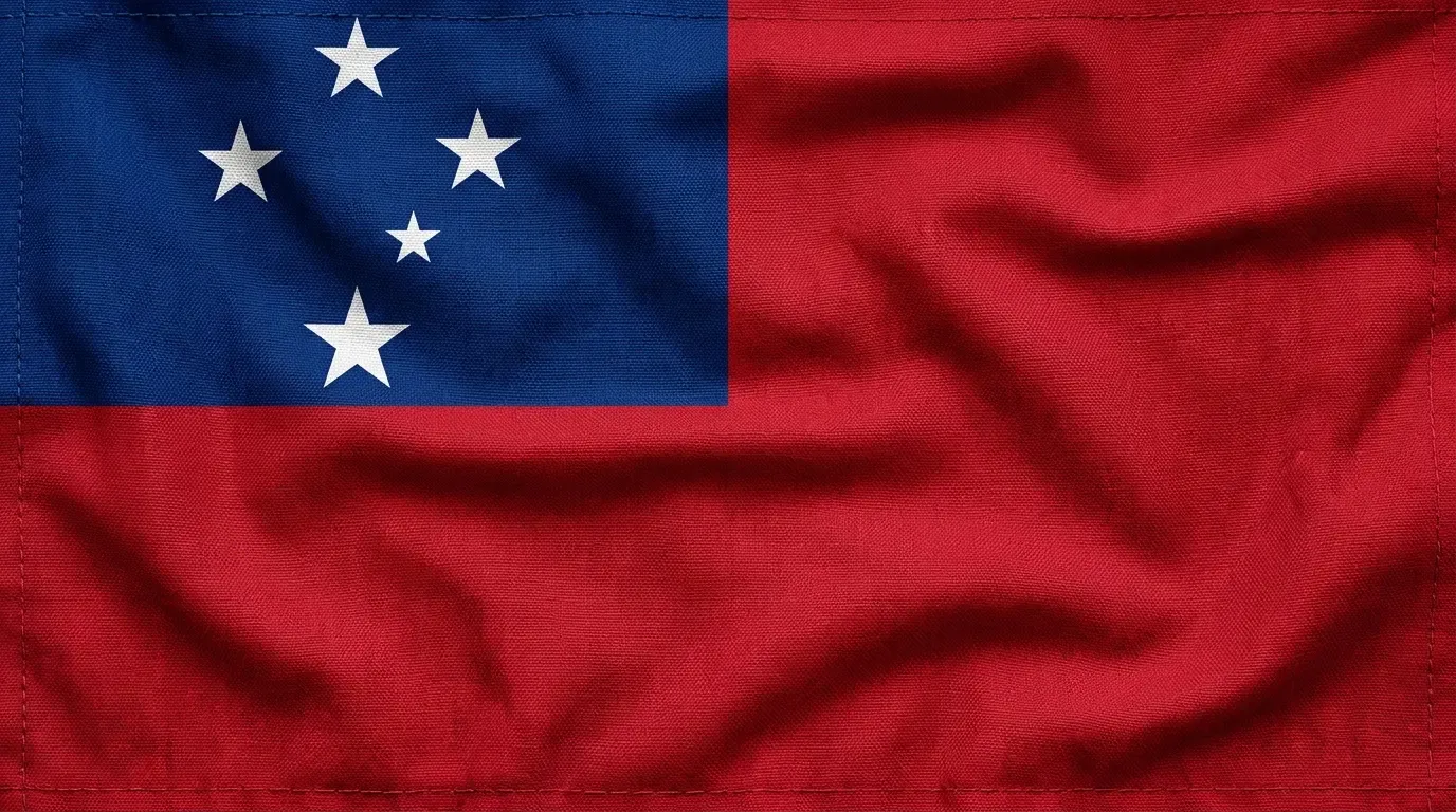 Current flag of Samoa