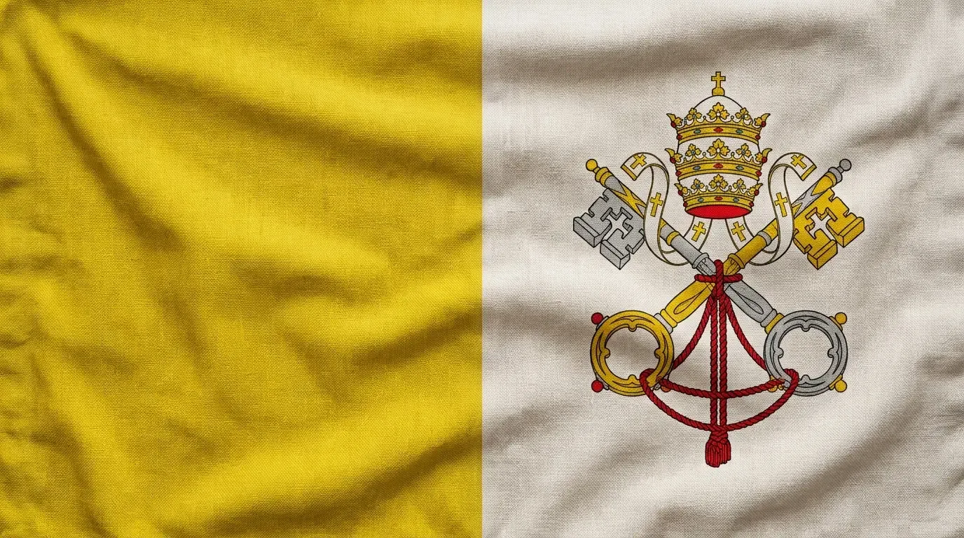 Drapeau actuel de Saint-Siège